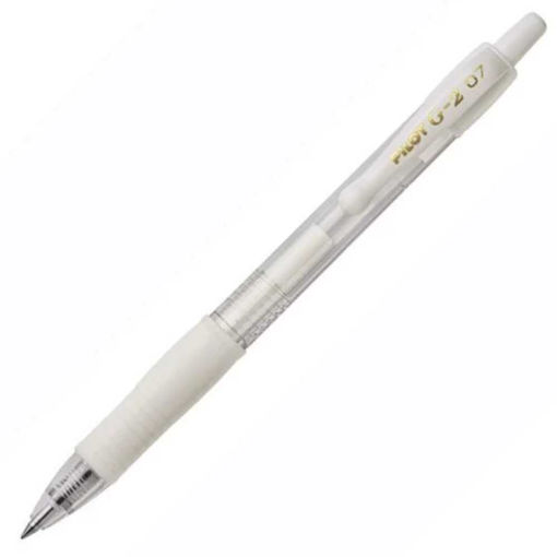 Picture of G-2 ROLLERBALL WHITE PEN 0.7MM